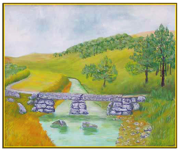 denise Rafenomanjato - pont sur le ruisseau